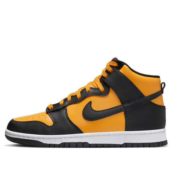 

Кроссовки dunk high retro 'bruce lee' Nike, золотой
