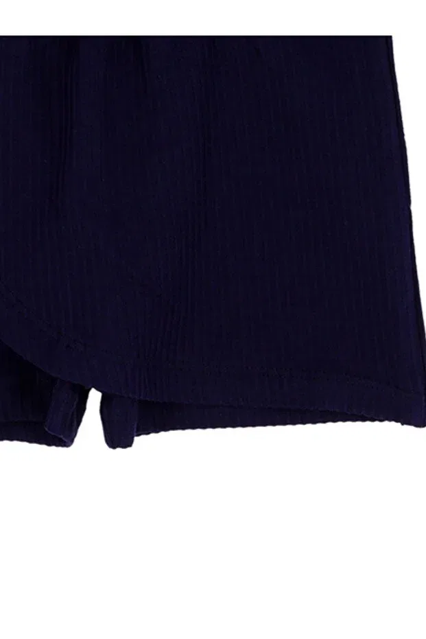 Детские шорты для девочек хлопковые Nr Narrengi, Navy Blue — фото 4