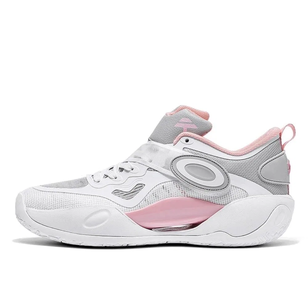 Детские баскетбольные кроссовки с сетчатым верхом Solastride, Pink White