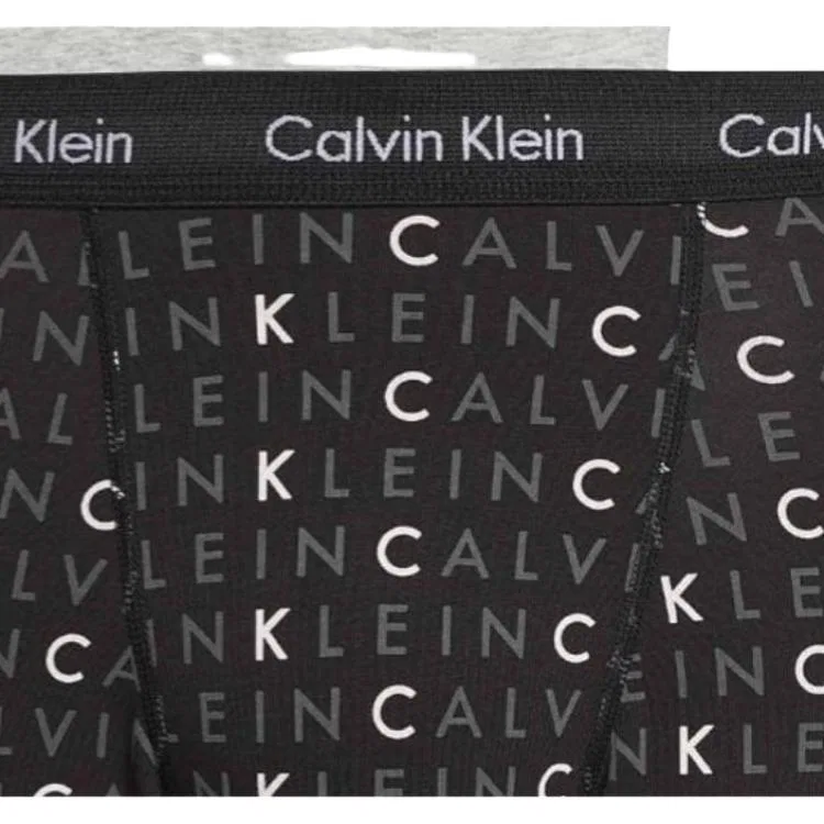 Мужские боксеры-слипы 3 шт., Calvin Klein, Black/Black/Gray — фото 2