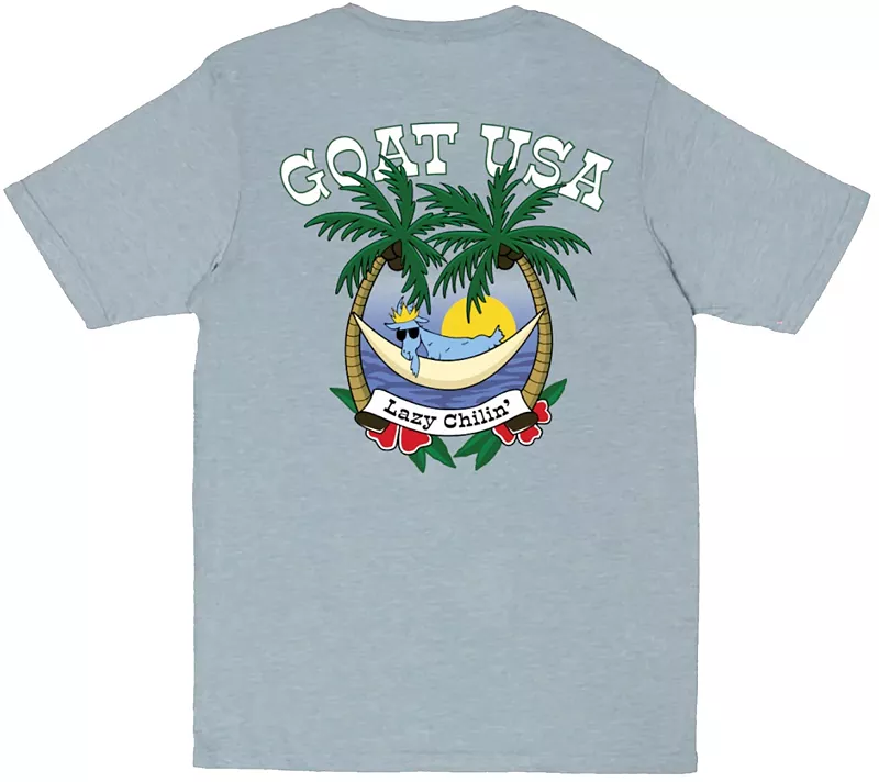 

Футболка GOAT USA Lazy Chillin, цвет Ice Blue
