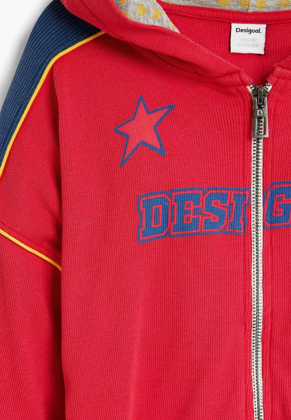 Толстовка с застежкой-молнией - свитшот на молнии Desigual, Blue — фото 4