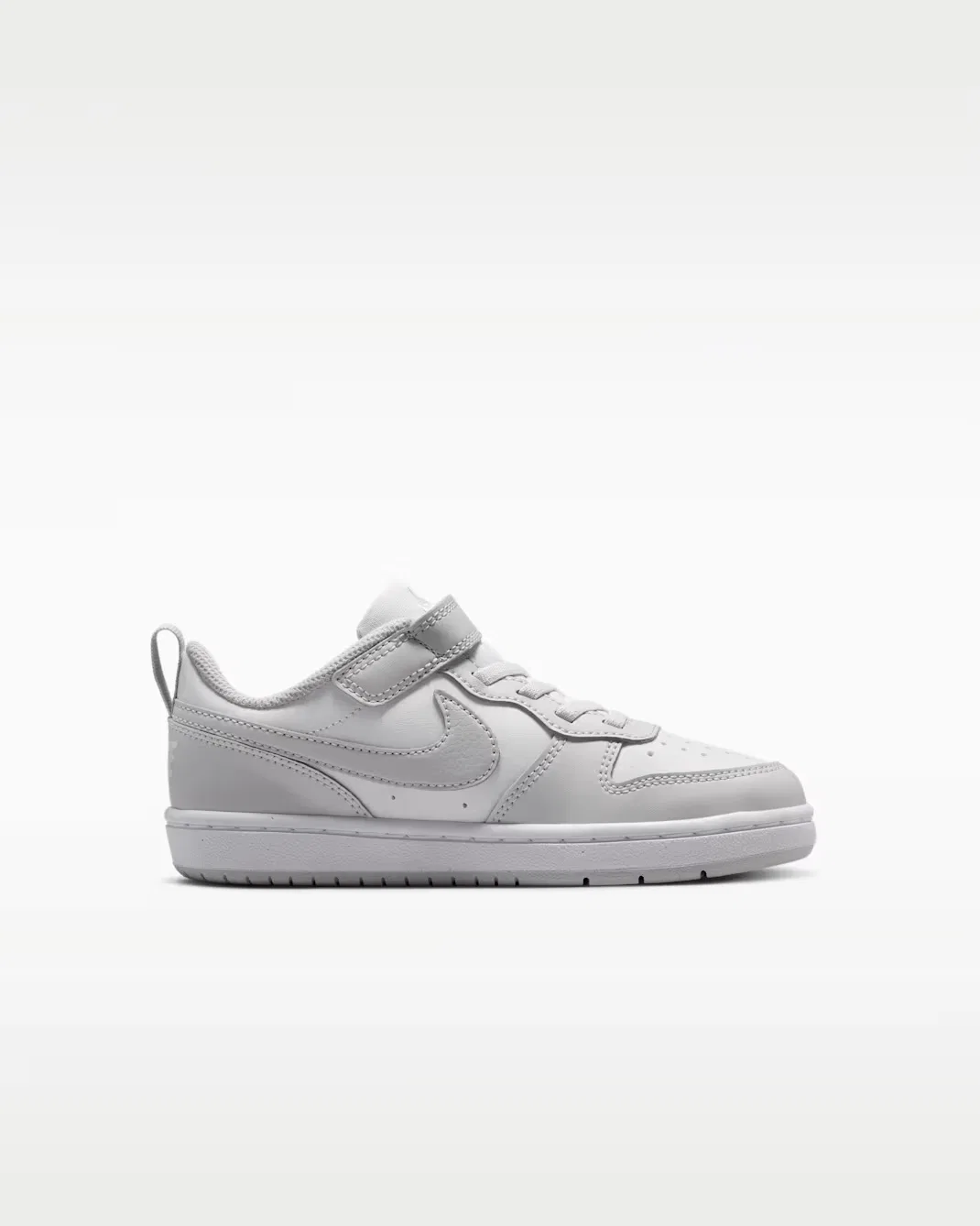 Детская обувь Nike Court Borough Low, Off White/White/Grey Fog — фото 3