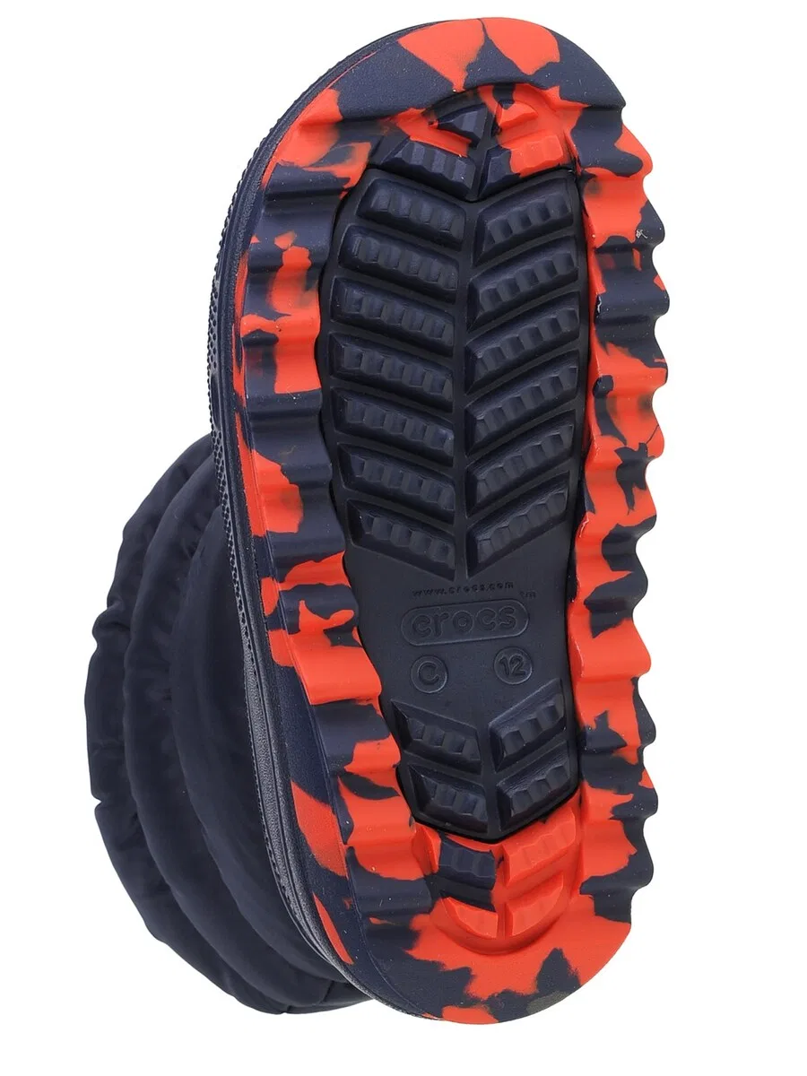 Снежные ботинки Crocs 'Classic Neo' темно-синего цвета — фото 3