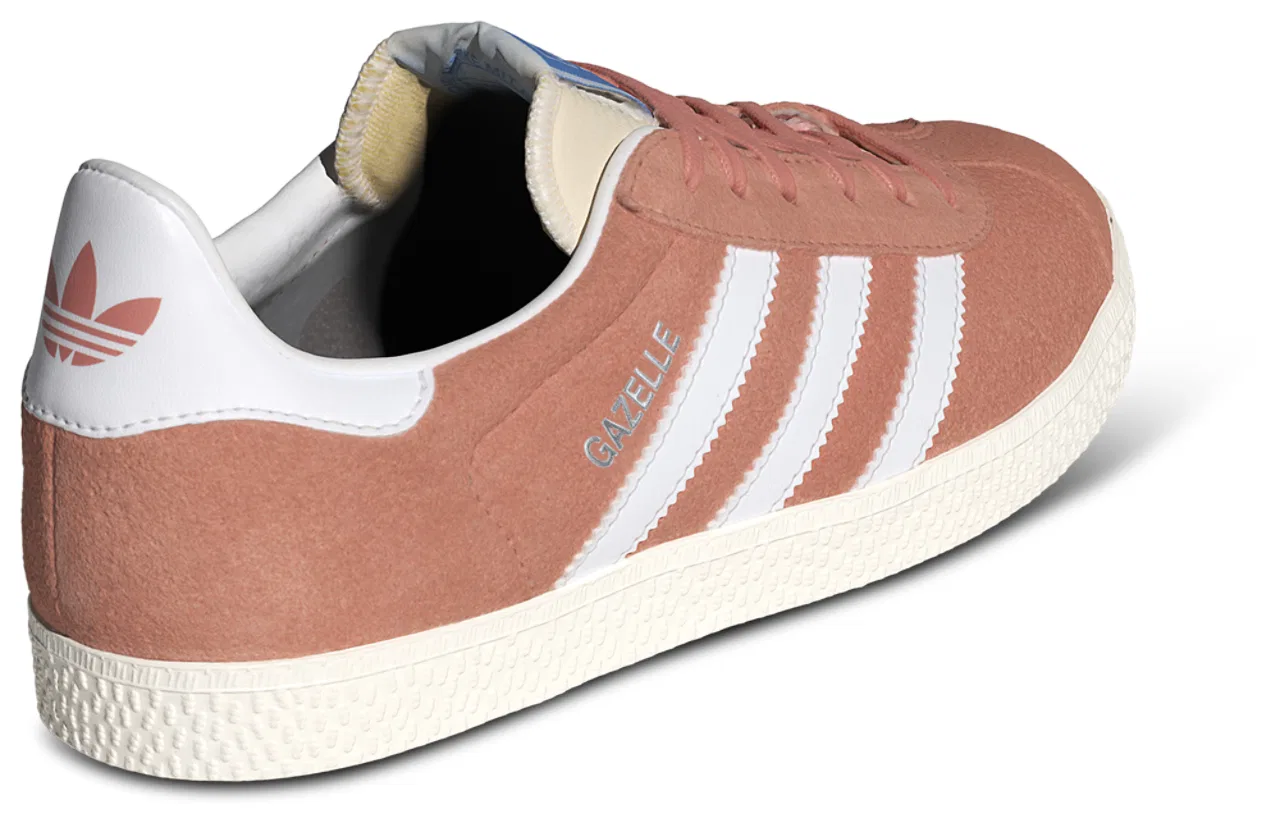 Кроссовки для девочек Gazelle Adidas, цвет Wonder Clay/White — фото 3
