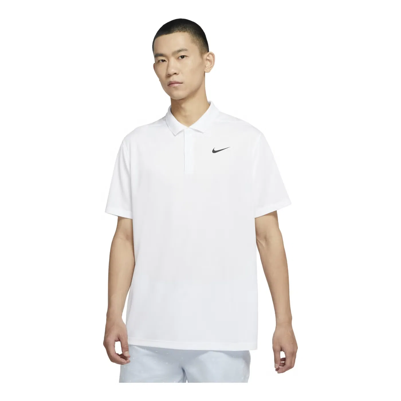 Поло мужское с коротким рукавом Nike Dri-FIT Victory, белый