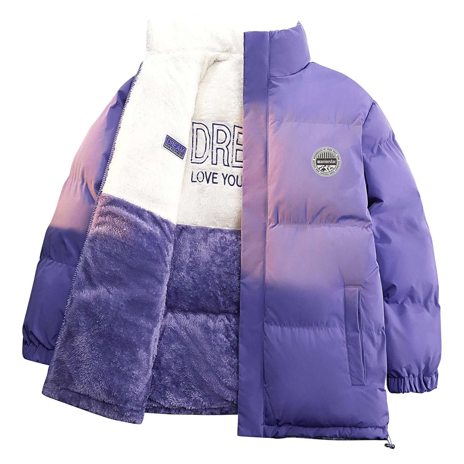 Детский пуховик Aurora Purple WARRIOR