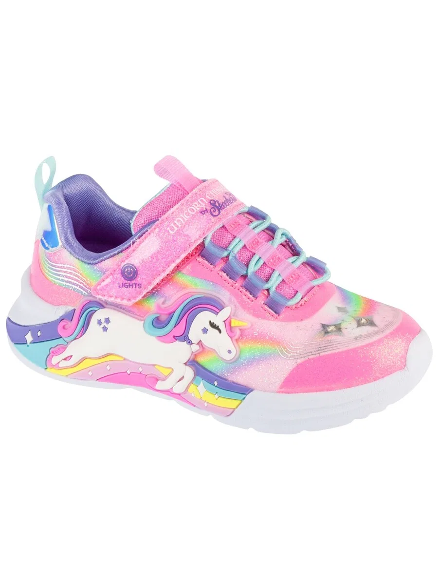 Кроссовки SKECHERS 'Unicorn Chaser' светло-розового цвета — фото 3