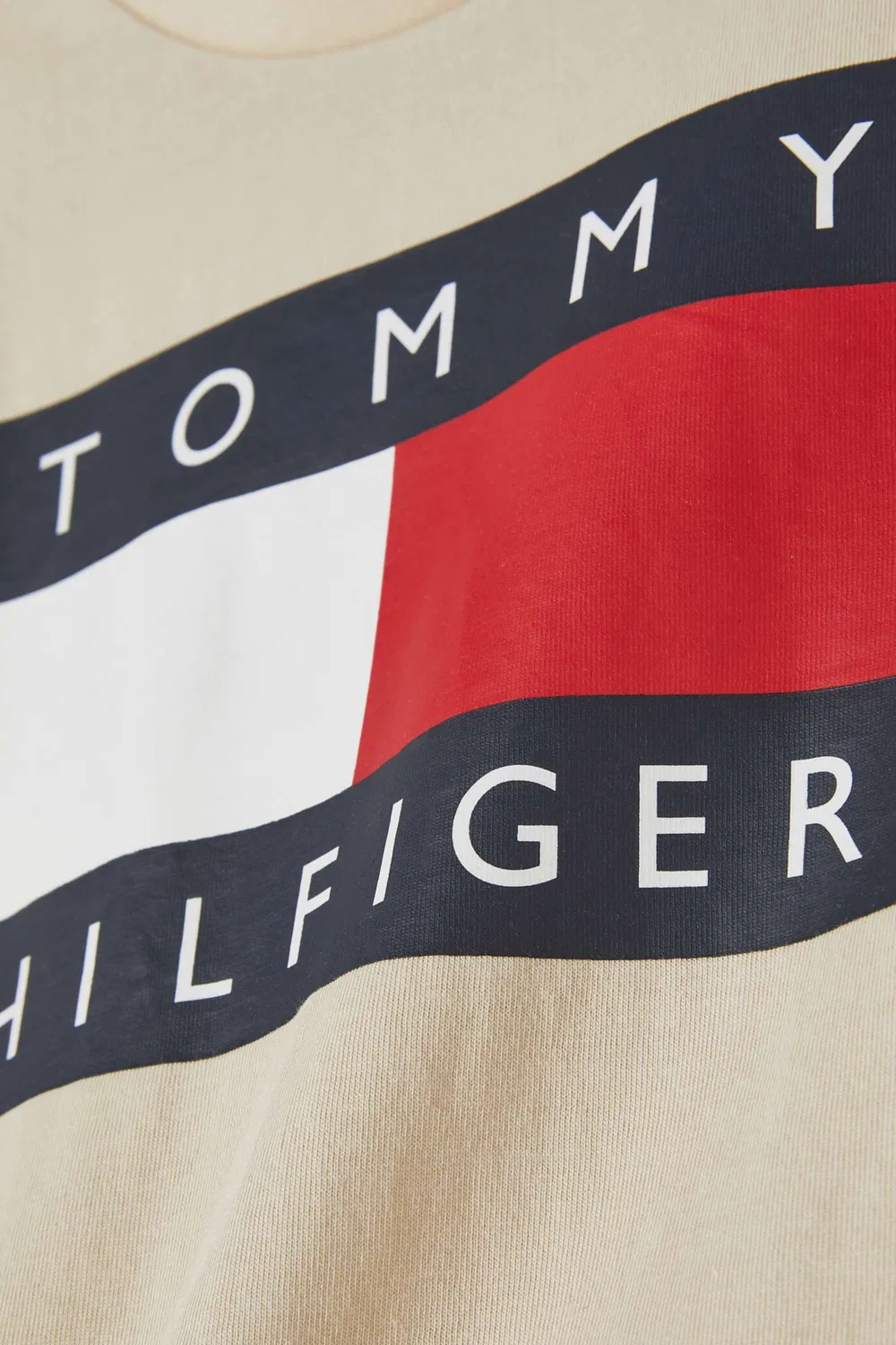 Футболка хлопковая Tommy Hilfiger, нейтральный — фото 2