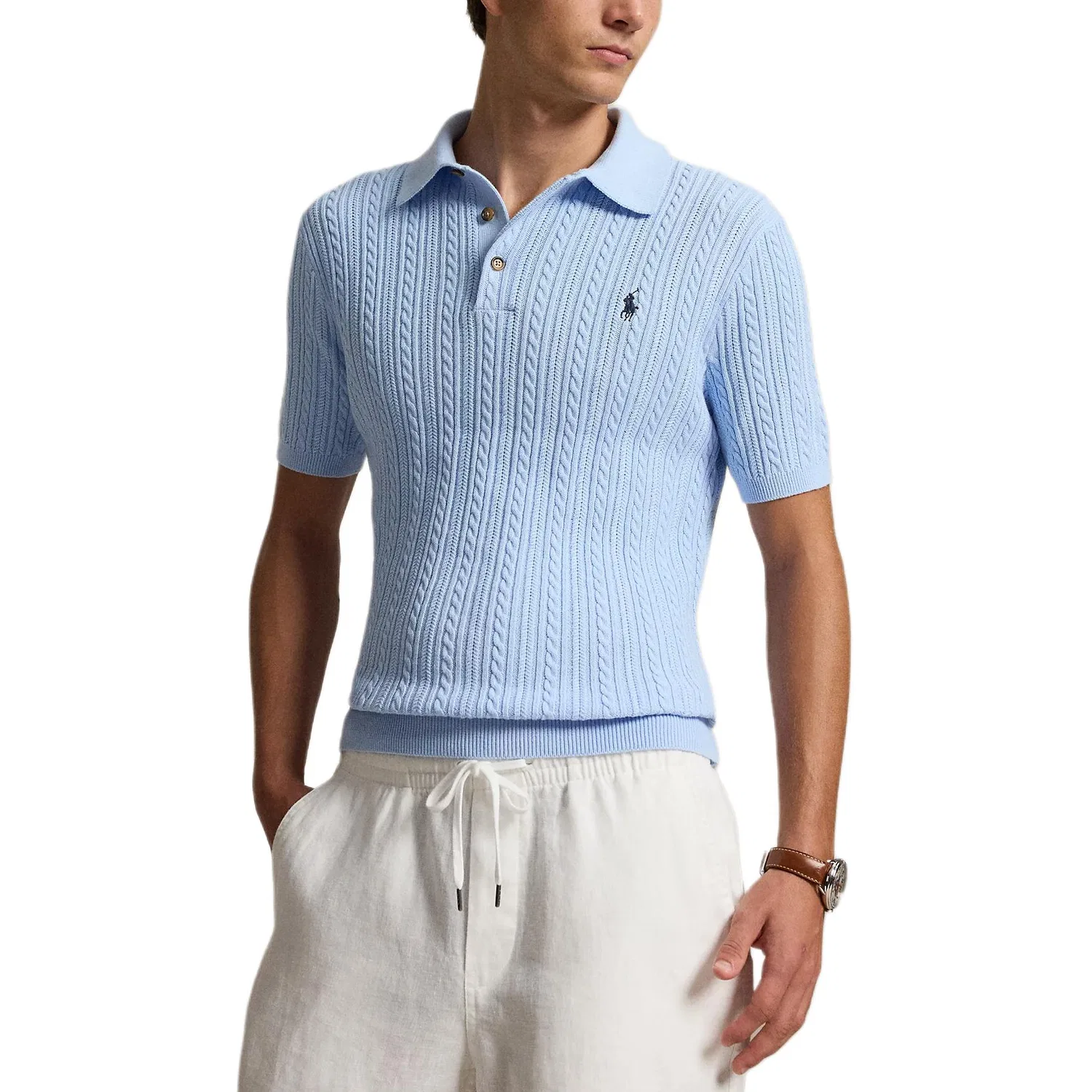 Мужской свитер Office Blue Polo Ralph Lauren — фото 3