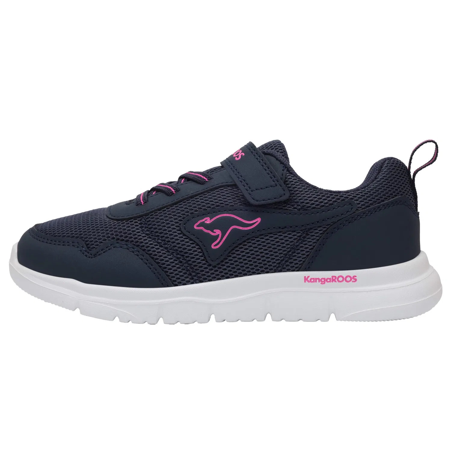 Детские спортивные кроссовки с ROOSFIT-технологией KangaROOS, Navy/Electric Fuchsia — фото 2