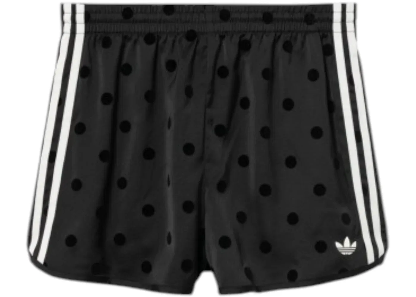 Женские шорты с принтом горох Adidas, Black