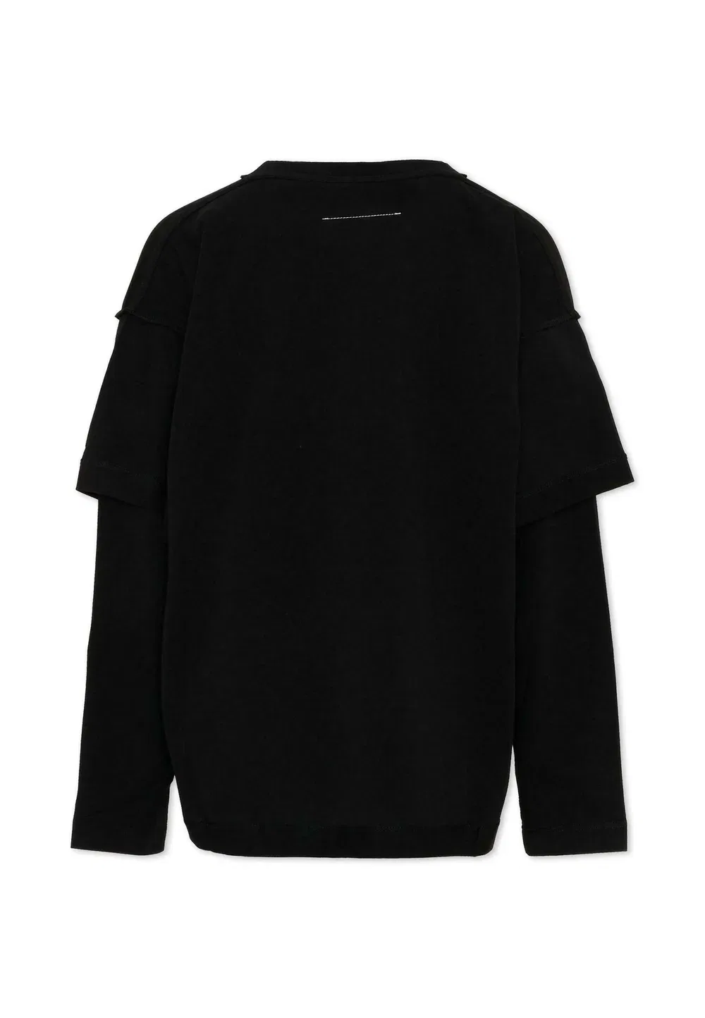 Футболка унисекс с длинными рукавами Mm6 Maison Margiela, Black — фото 2