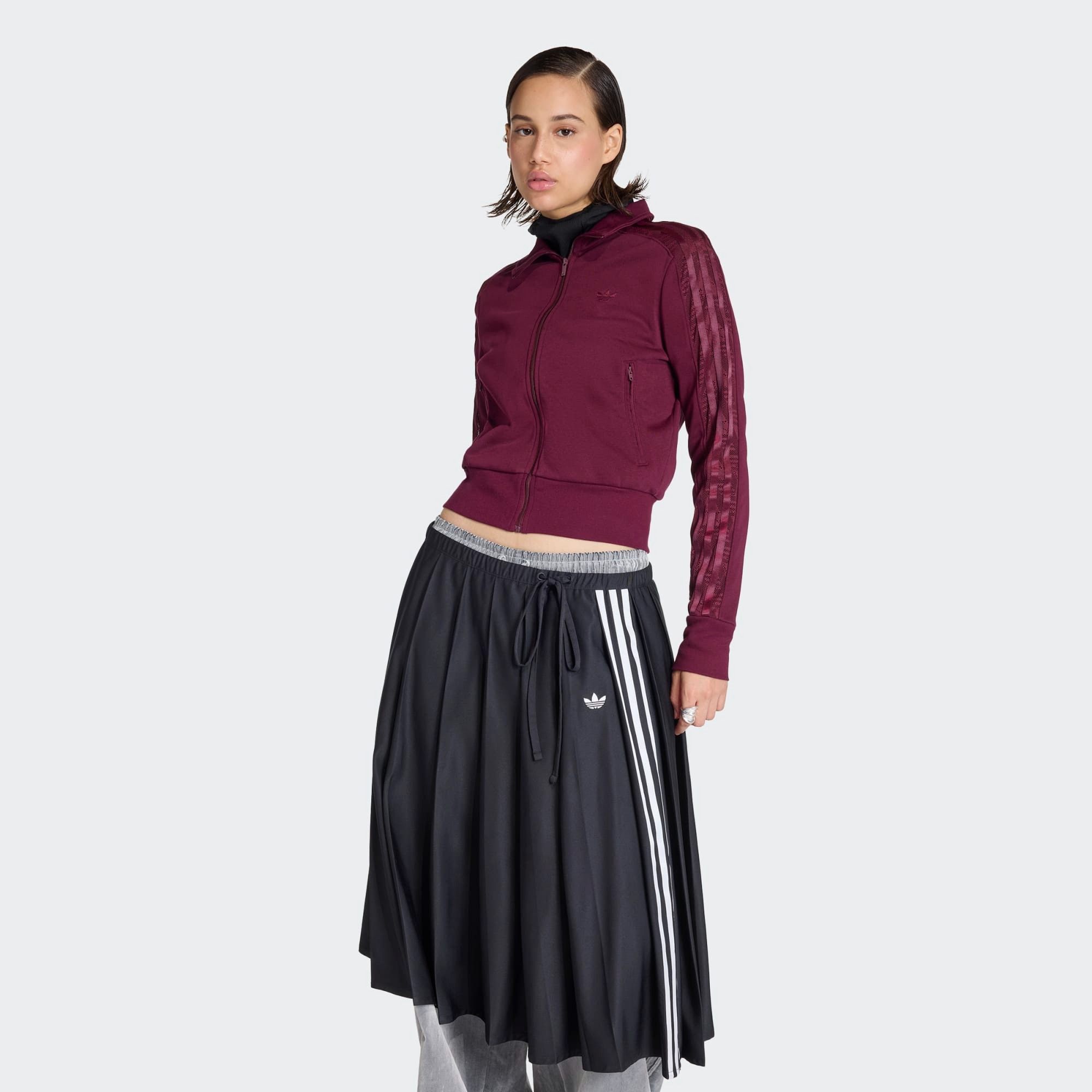 

Куртка Adidas Firebird Lace, темно-красный