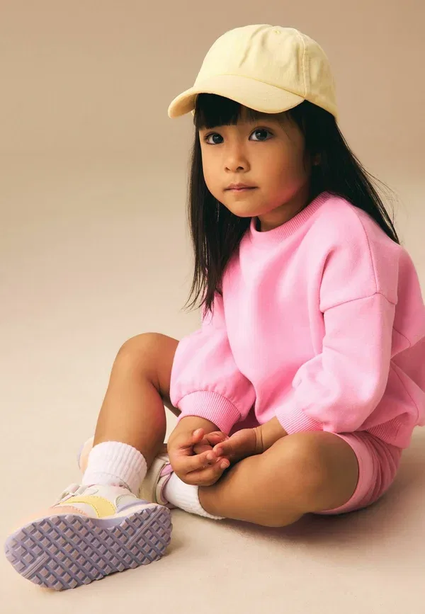 Комплект: толстовка и брюки, свободный крой, Set, Next, Pink, розовый — фото 4