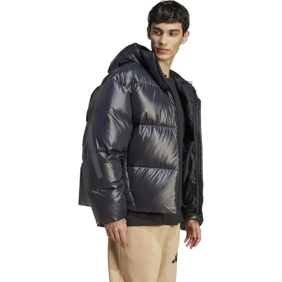 Мужская куртка-пуховик с капюшоном Climawarm Z.N.E. Puffer adidas, Черный — фото 3