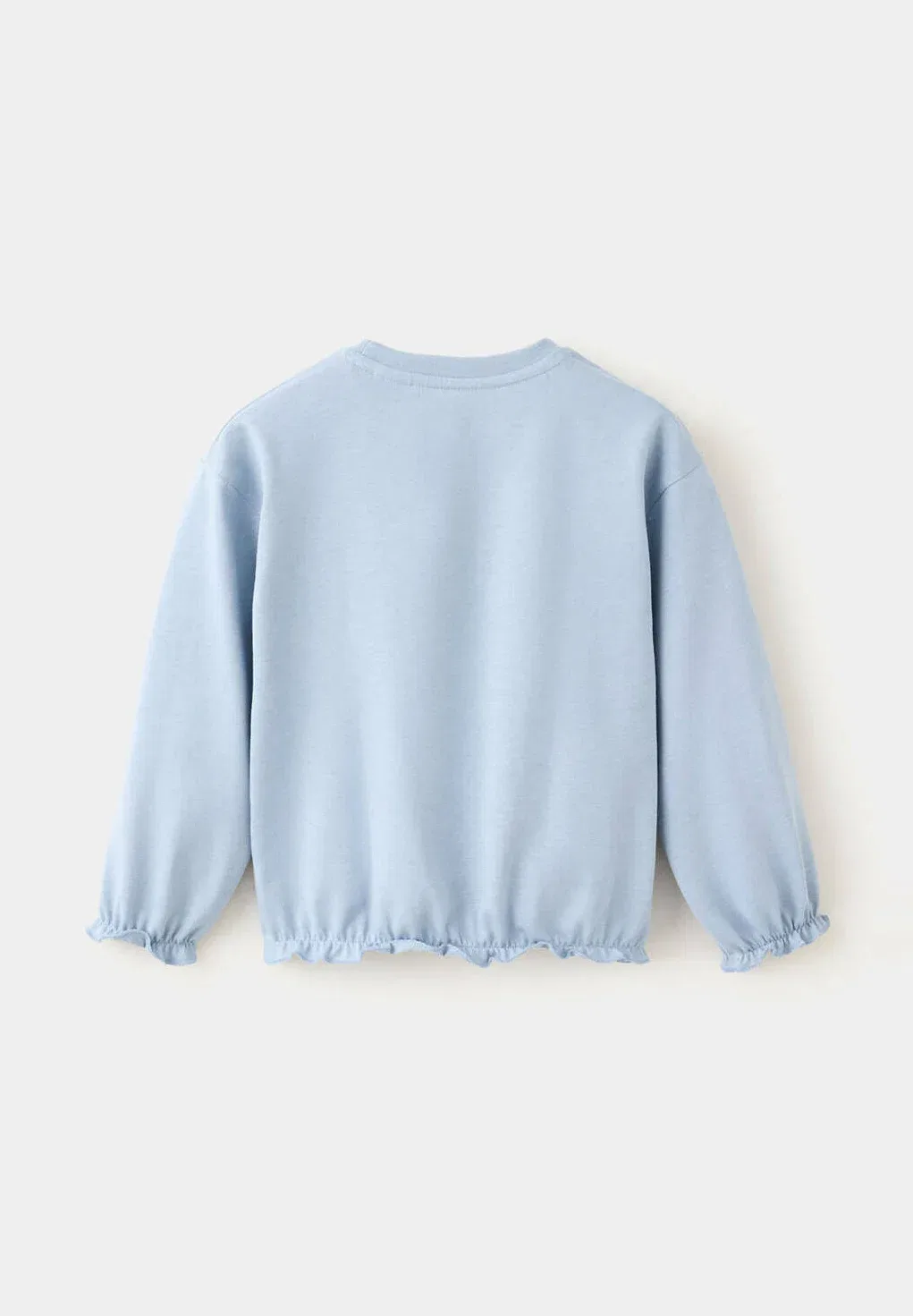 Детская кофточка с длинными рукавами Mango Kids, Light Blue — фото 2
