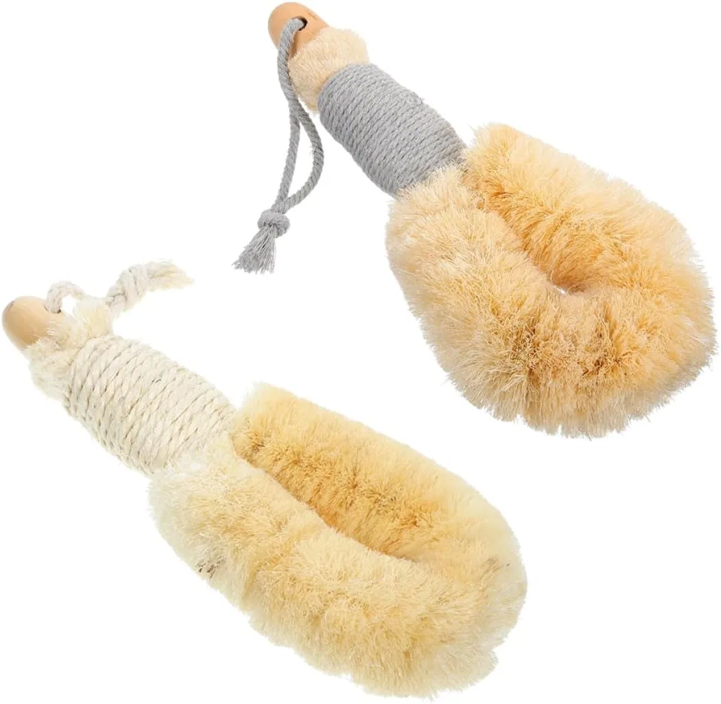 Щетка для тела LALADEFIEE, набор 2 шт, 24.5 x 9 x 4.5 см, Beige