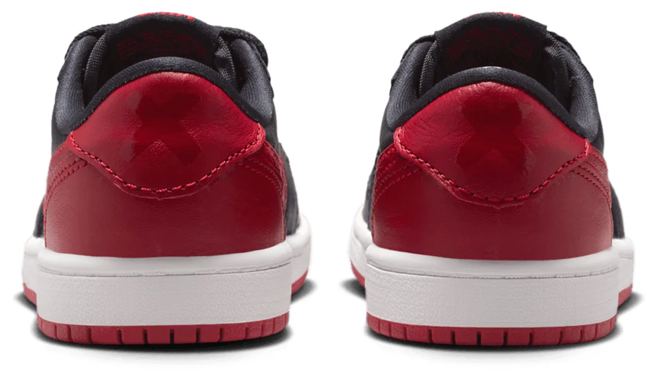 Кроссовки для мальчиков Jordan Retro 1 Low OG, цвет Varsity Red/Summit White/Black — фото 3