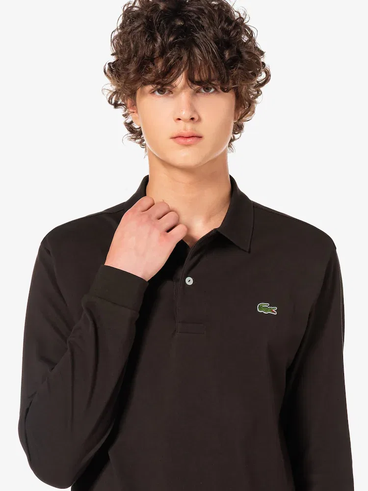 Футболка с длинным рукавом Regular Fit LACOSTE, Dark Brown — фото 2