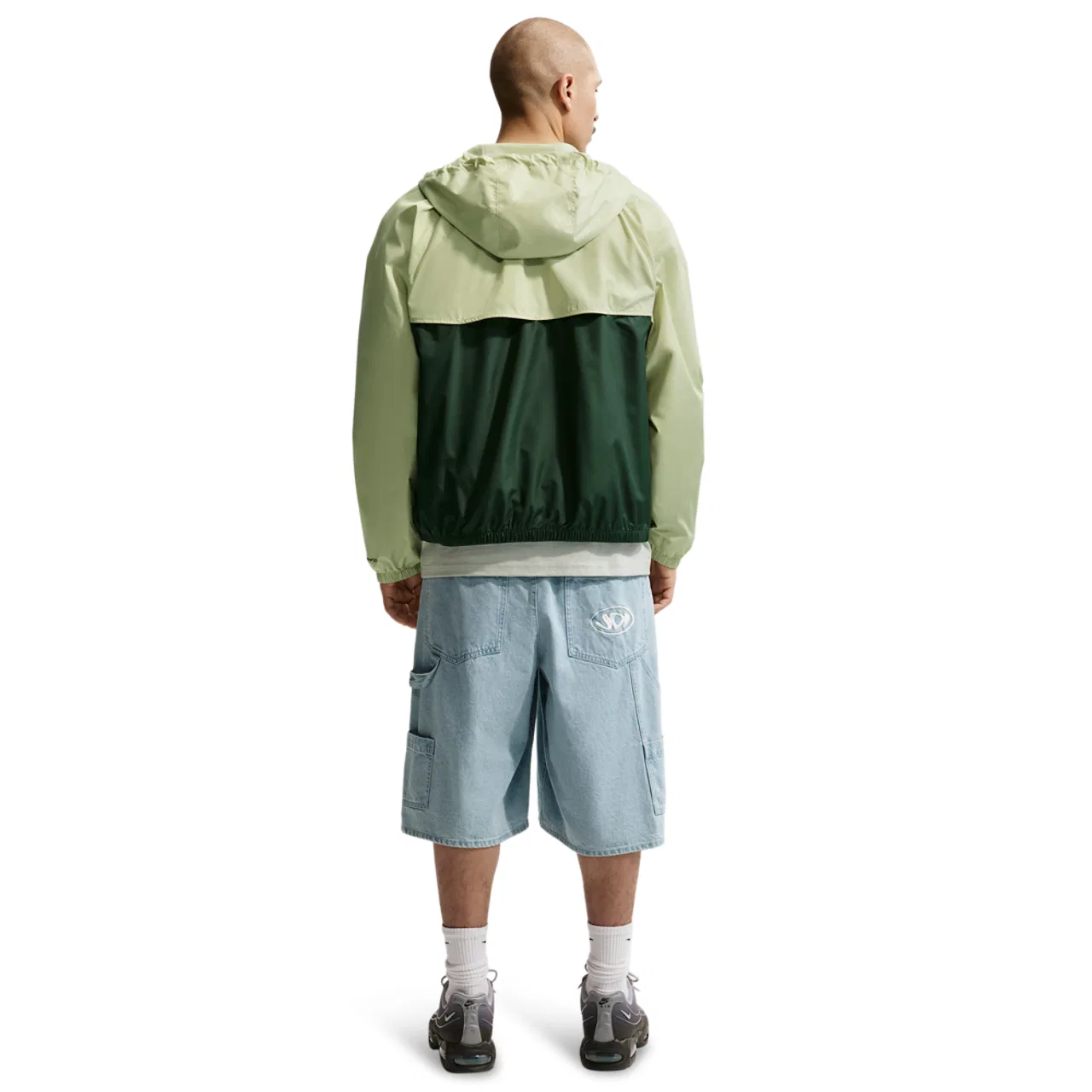 Мужская куртка с капюшоном Nike Storm-FIT NSW Windrunner, Nike, Olive Aura Fir Fir — фото 4