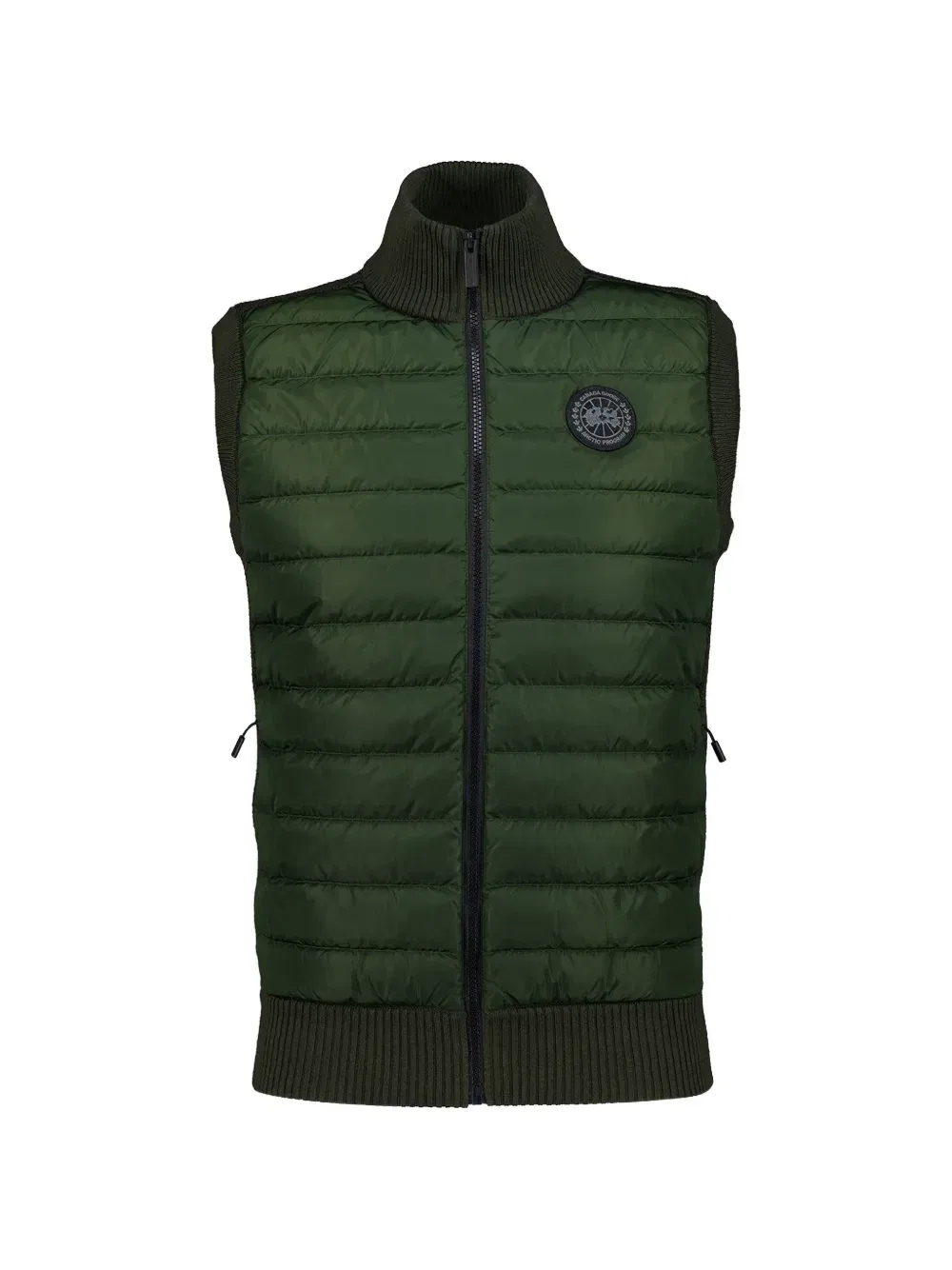 Жилет HyBridge с вязаными рукавами Canada Goose, зеленый