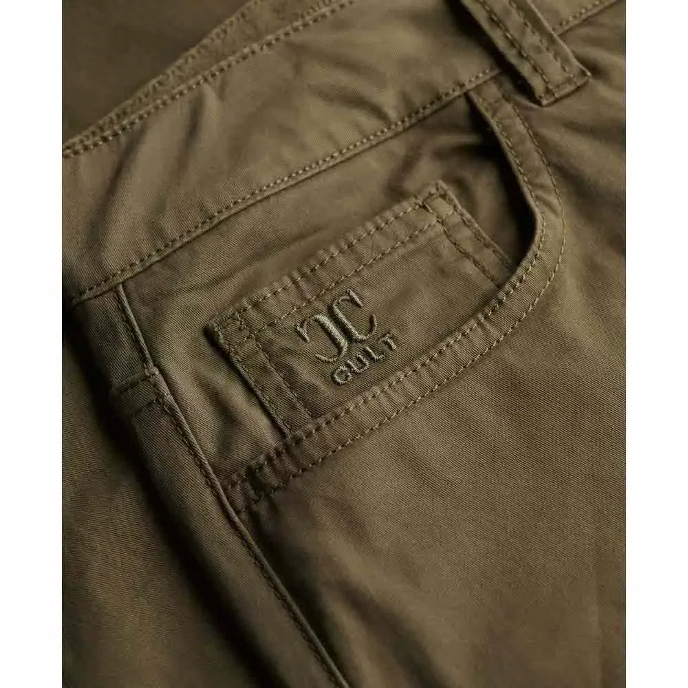 Брюки чинос Baggy Mid Rise Superdry, зеленый — фото 2