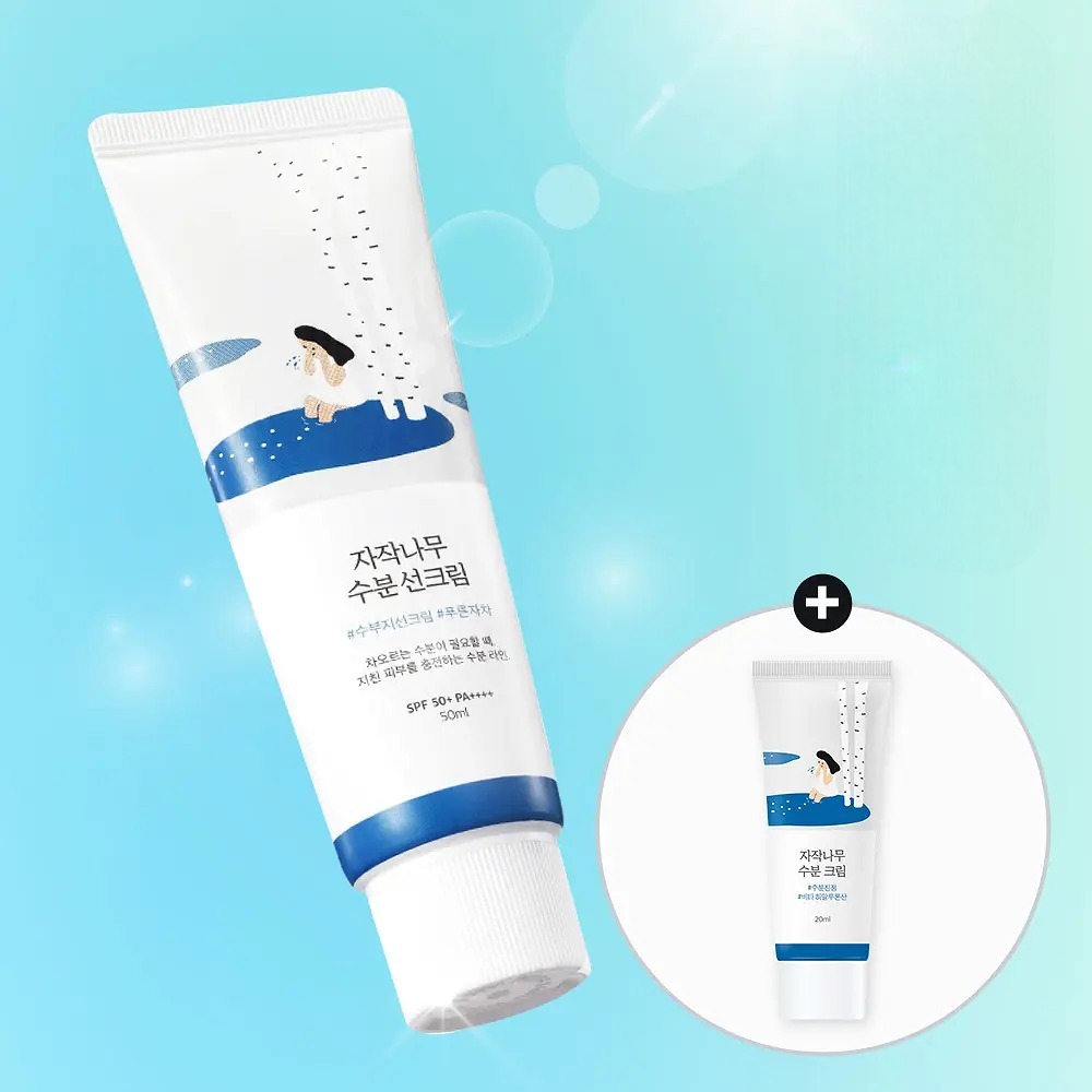 Увлажняющий солнцезащитный крем Round Lab Birch Moisture SPF 50+, 50 мл + 20 мл — фото 4