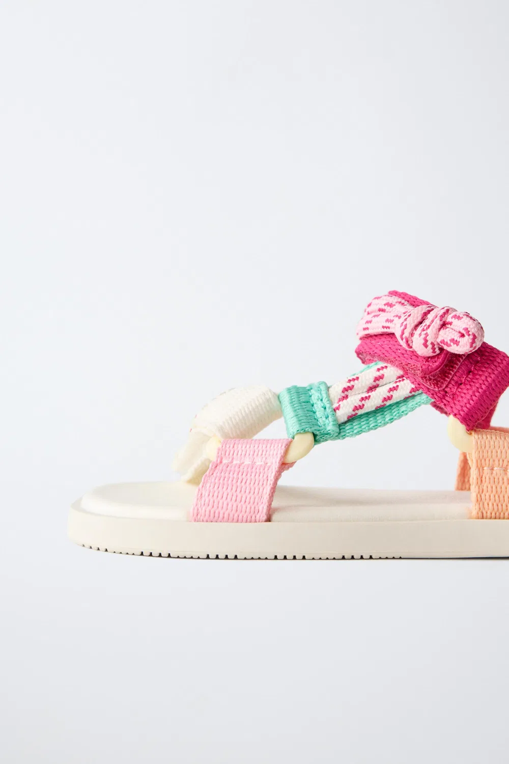 Разноцветные технические сандалии для ходьбы босиком ZARA, Pink — фото 4