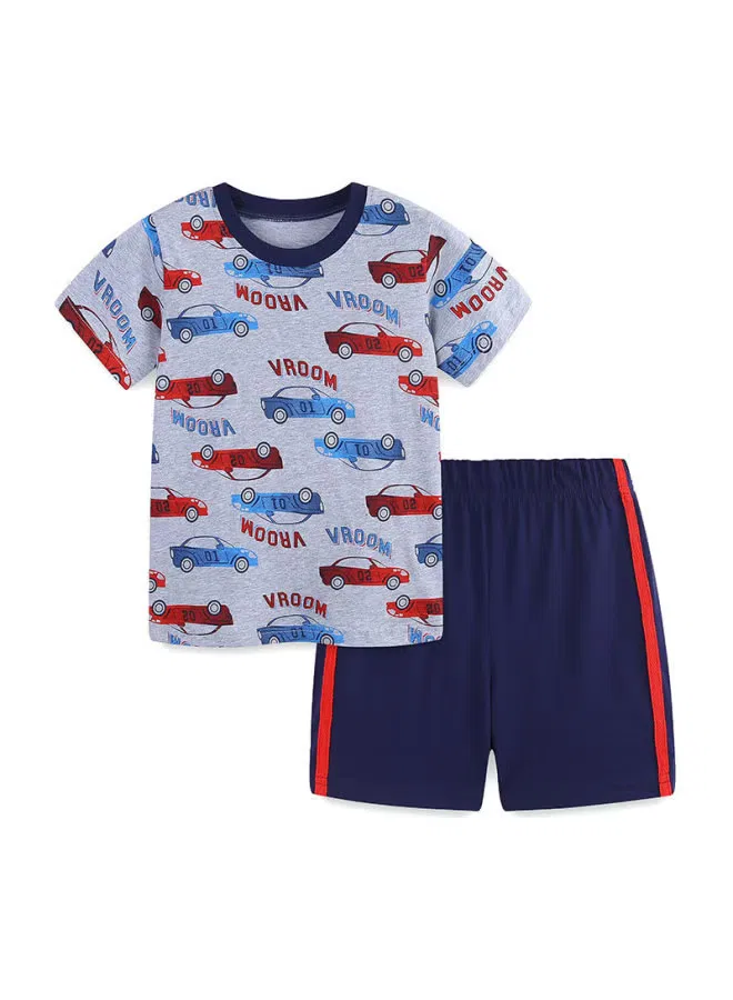 Комплект детский с принтом для мальчика, модель Summer New, Aosta Betty Store