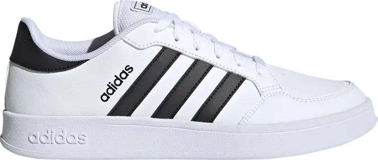 

Кроссовки Adidas Breaknet 'White Black', черный