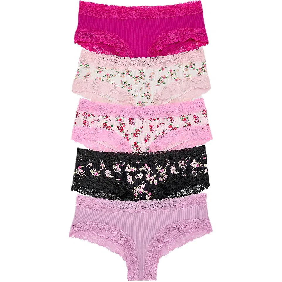 Женские трусы набор 5 штук Victoria's Secret, Multicolor