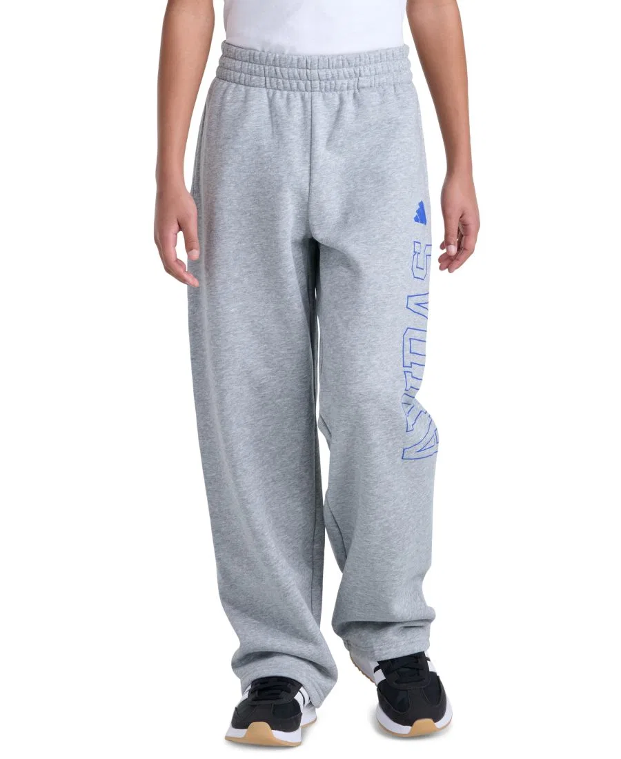 Штаны спортивные с эластичным поясом adidas, Medium Gray Heather