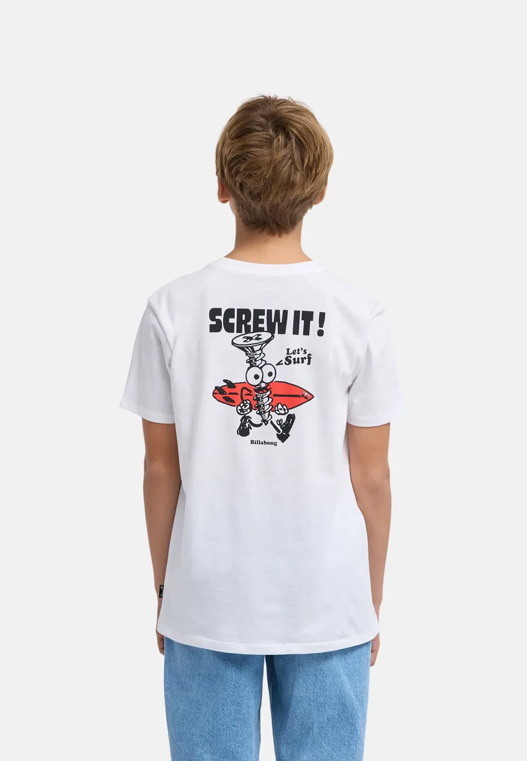 Одежда Jungen 8-16|топы ebbzt00253 - футболка с принтом Billabong, Wht — фото 2