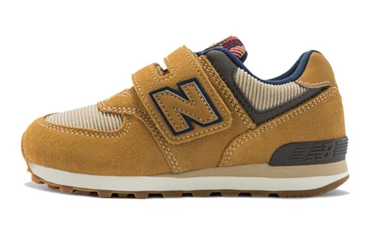 Детские кроссовки с замшевым верхом 574 New Balance, Dark Brown