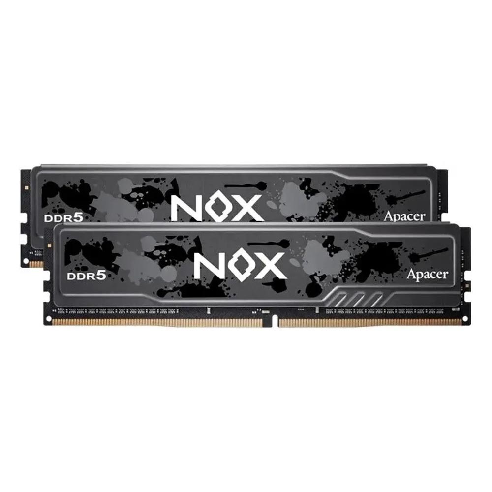 

Оперативная память Apacer NOX, 32 Гб (2 х 16 Гб), DDR5, CL36, 6000 МГц, черный