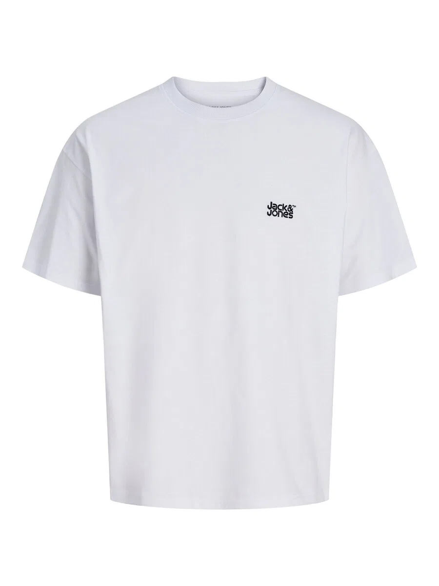 Детская футболка Jack & Jones Junior 'JJECOLTON' белого цвета