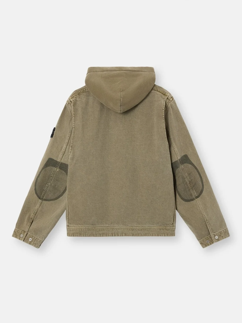 Мужская куртка с капюшоном Stone Island With Multiple Pockets, военный зеленый — фото 3