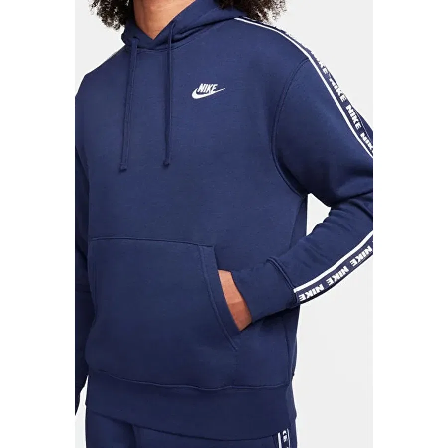 Спортивный комплект из футера с капюшоном Club Fleece Hoodie Track Suit Nike, Темно-синий — фото 3