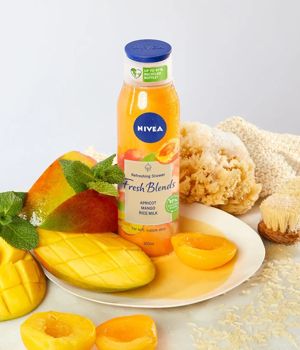 Гель для душа Fresh Blends Morela and Mango, NIVEA, 300 мл — фото 2