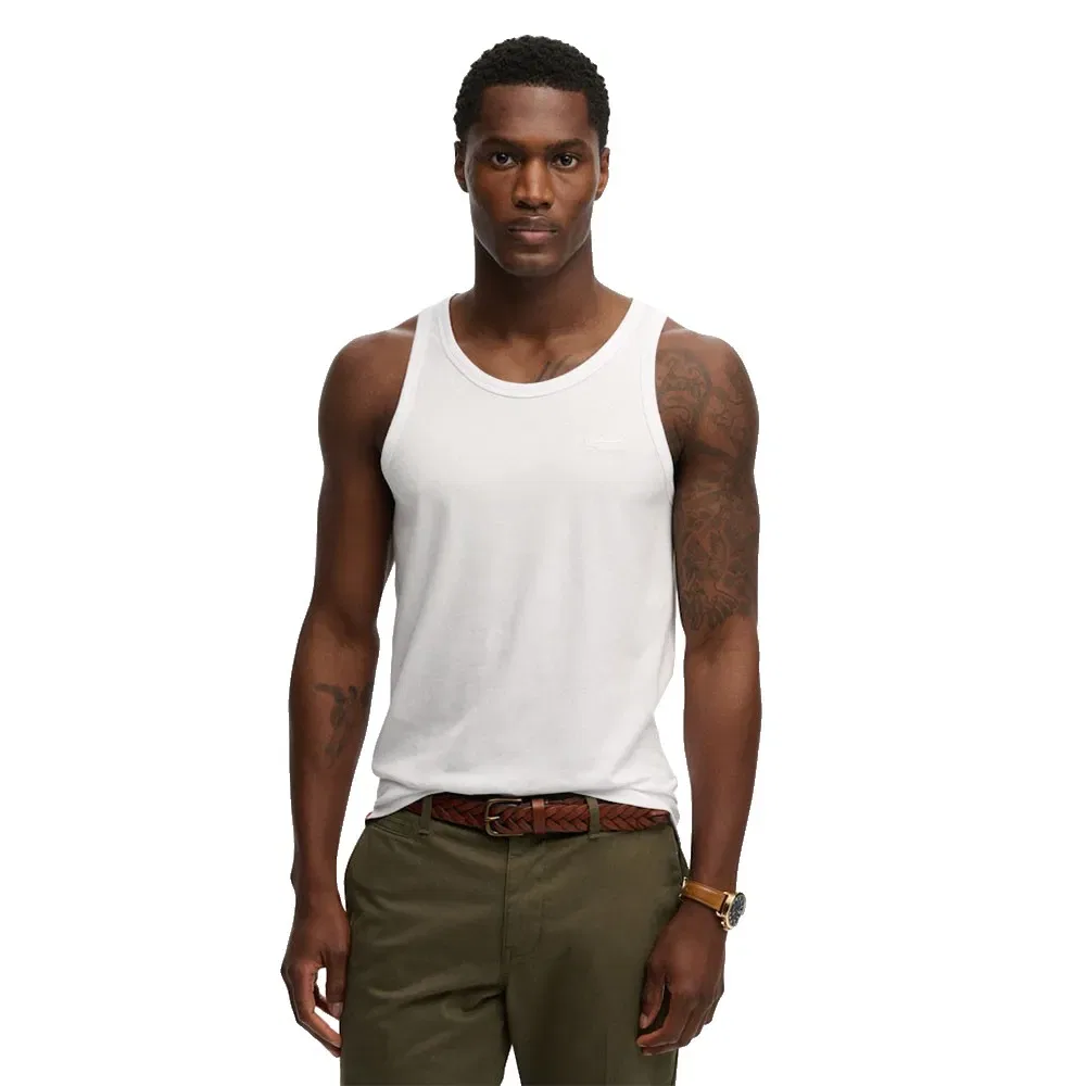 Футболка без рукавов Essential Logo Superdry, белый