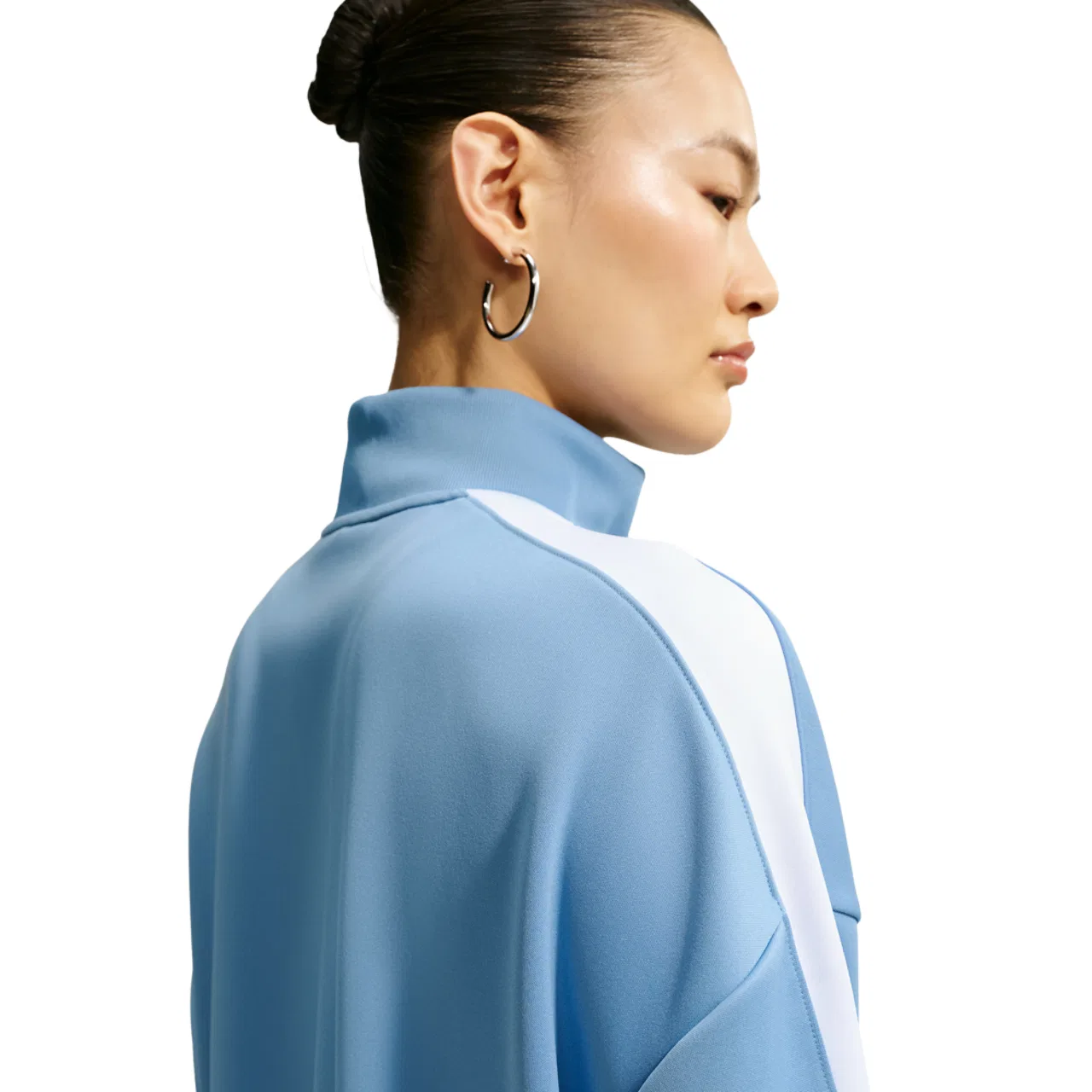 Женская куртка с принтом Nike NSW Track Jacket Nike, Work Blue/White/Sail — фото 2