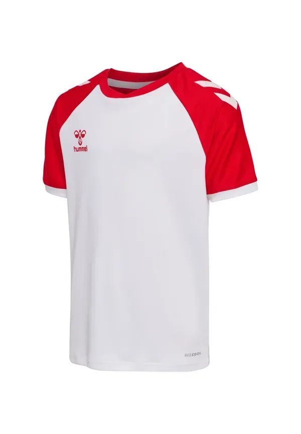 Футболка спортивной команды лиги Hummel, белый/красный — фото 4