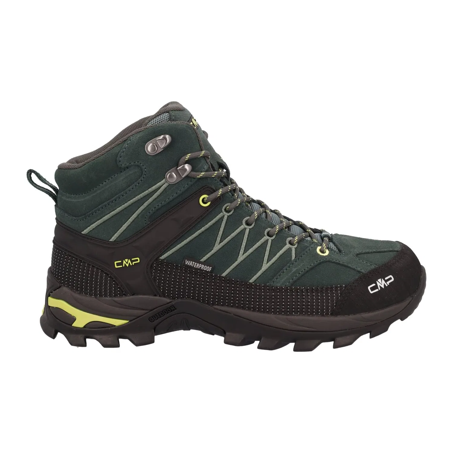 Детские треккинговые ботинки Rigel Mid Trekking Shoes Wp CMP, Trek Apple Green