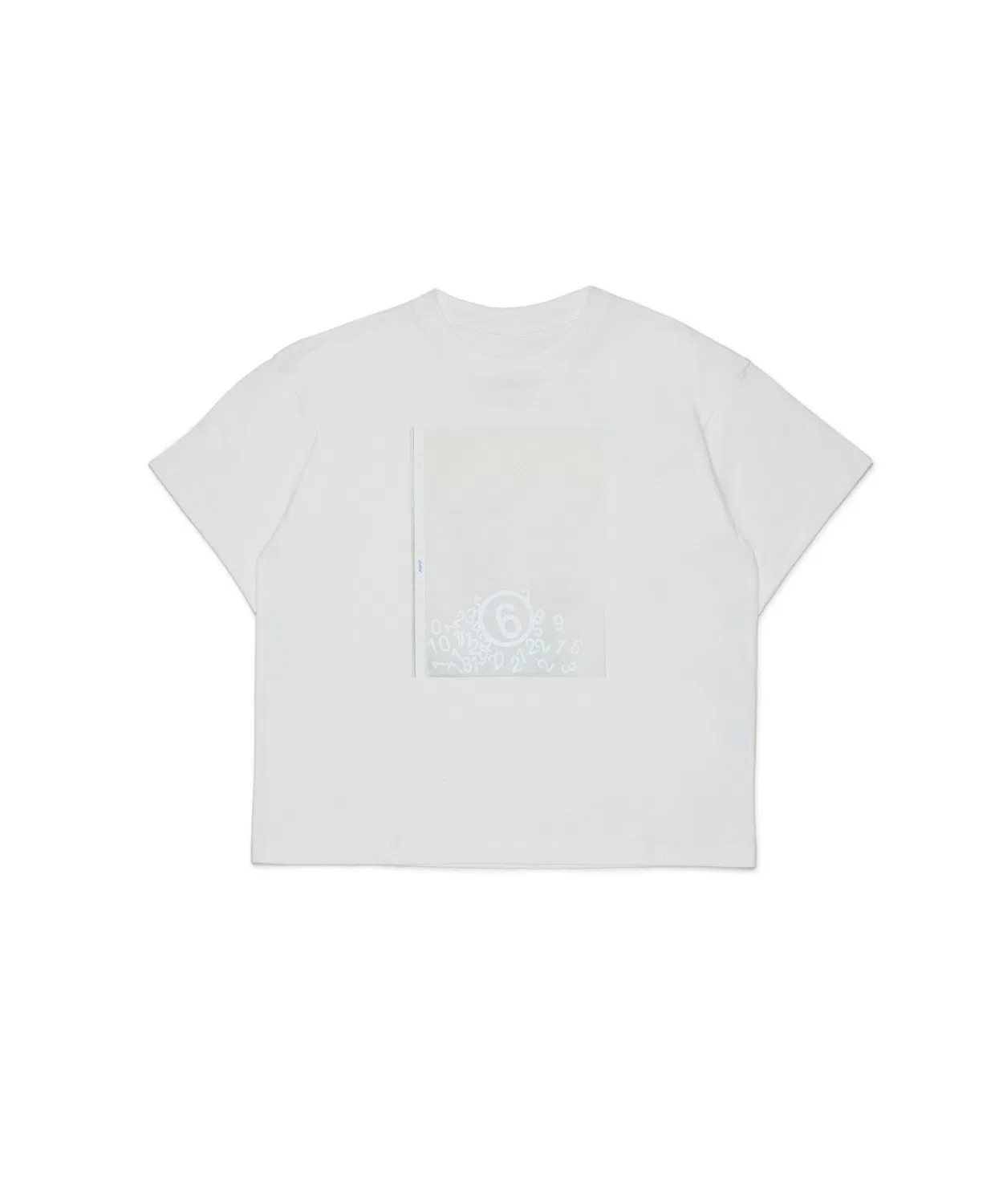 Детская футболка с принтом MM6 KID MM6 Maison Margiela, Белая