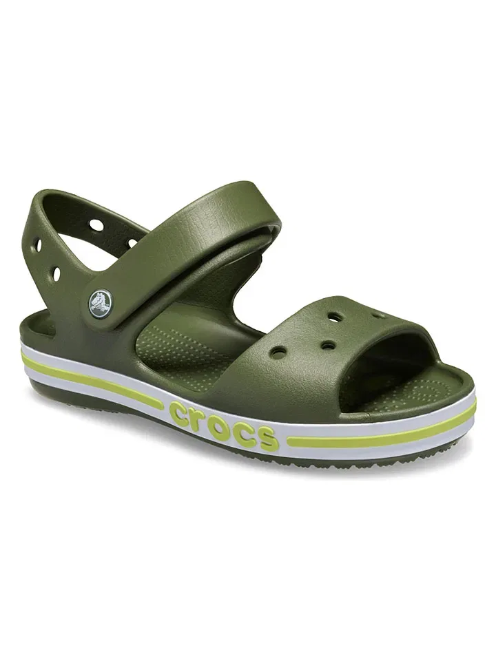Сандалии с ремешками Bayaband Crocs, хаки
