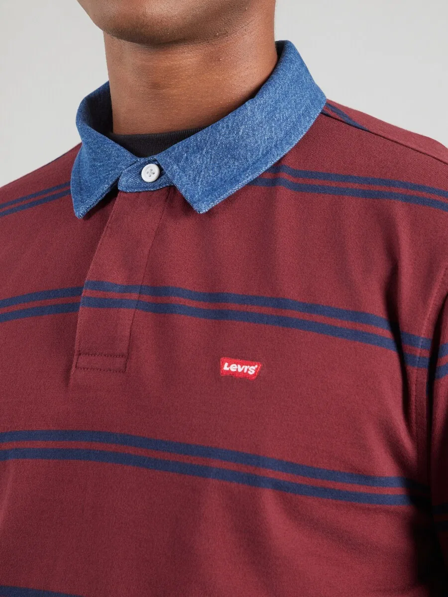 Футболка LEVI'S CLASSIC бордового цвета — фото 3