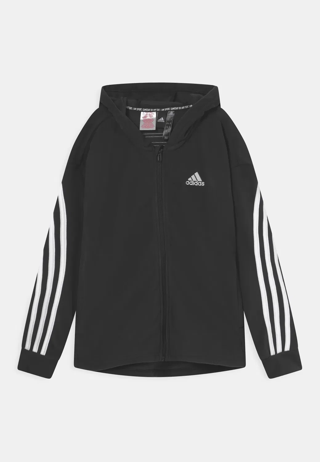 Куртка унисекс с тремя полосками на молнии, модель Future Icons Adidas Performance, Black/White