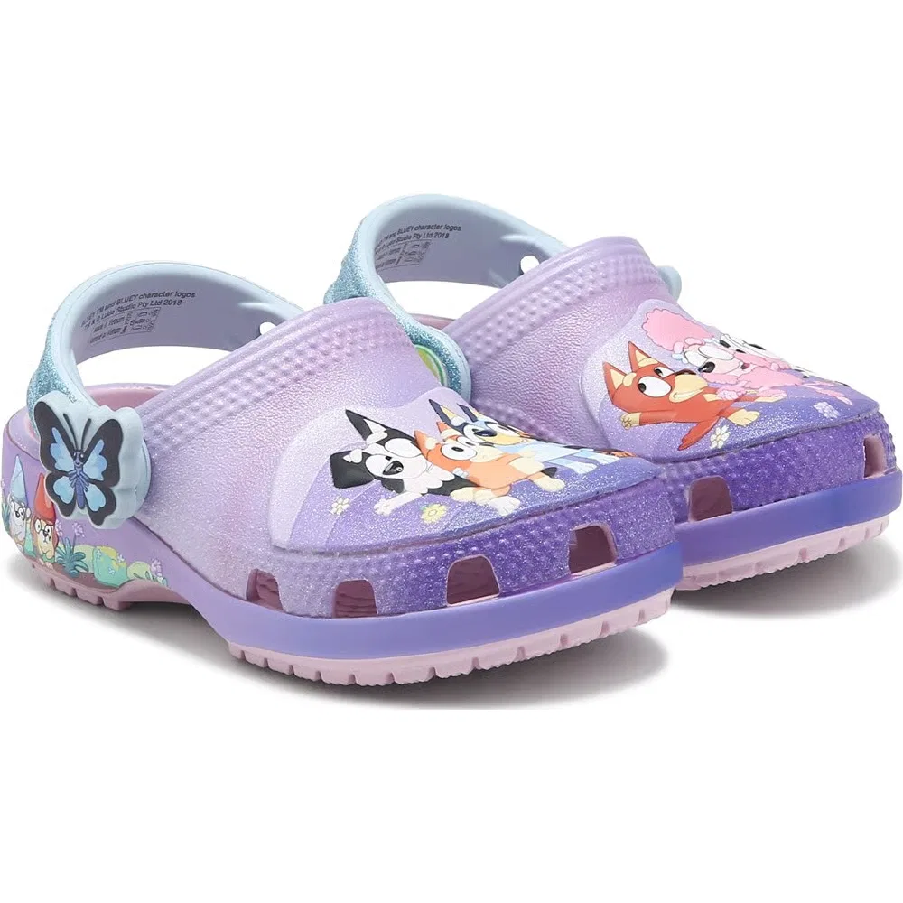 Детские классические сабо Disney Bluey для малышей Crocs, Bluey Multi