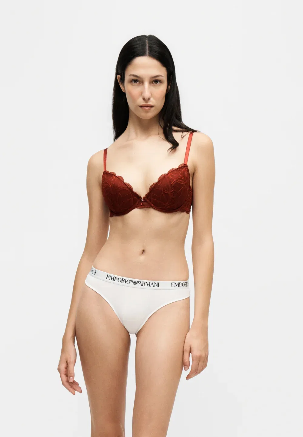 Reggiseno imbottito - бюстгальтер пуш-ап Emporio Armani, Rhubarb